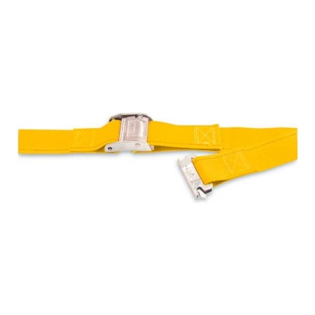 Kinedyne Kinedyne Cargo Control Cam Logistic Strap 651201 with Spring Loaded Fitting - 12' x 2" Gold 651201